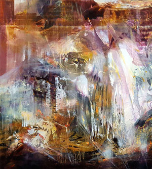 A WAY TO INFINITY 6 LARGE FANTASTIC FASCINATING MINDSCAPE ABSTRACT LANDSCAPE BY O KLOSKA