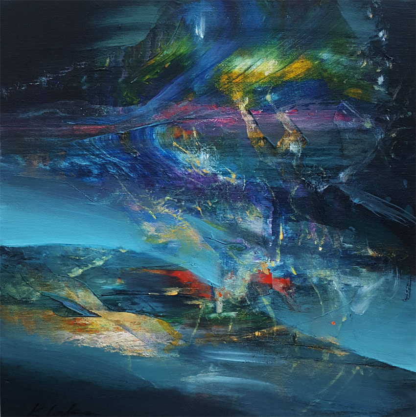 NIGHT TRIP TO A BEAUTIFUL NORTH PLACE DIAPHANE MINDSCAPE BY O KLOSKA ONEIRIC ART