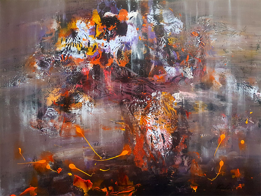 Autumun colors ghostlly enigmatic still life by O KLOSKA