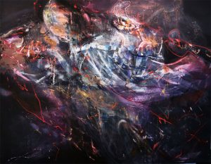 gigantic large scale abstract painting