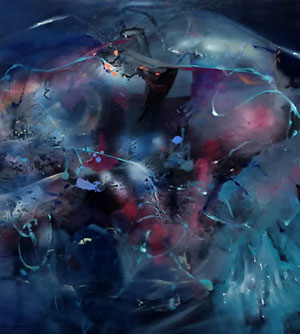 Large scale abstract paintings