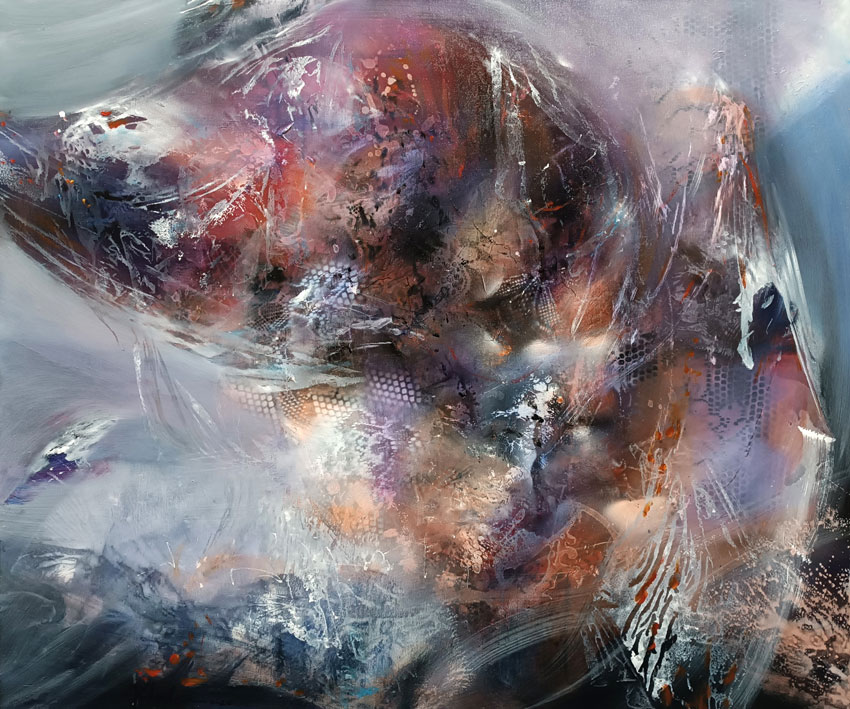 Symphonies of Impossible Flights | Original Abstract Art by Ovidiu Kloska